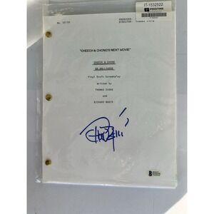 Tommy Chong Signed "Cheech and Chong's Next Movie" Full Script (JSA COA)